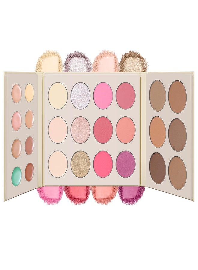 UCANBE 26 Colors 4-in-1 Multi-Use Face Palette, Long-Lasting Makeup Palette with 8 Concealers, 6 Contours, 6 Highlighters and 6 Blushes All In One Palette, High Coverage and Travel-Friendly - Image 1